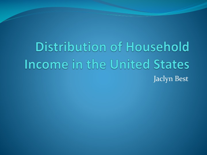 distribution of household income in the united states