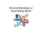 Personal Branding in a Social Media World