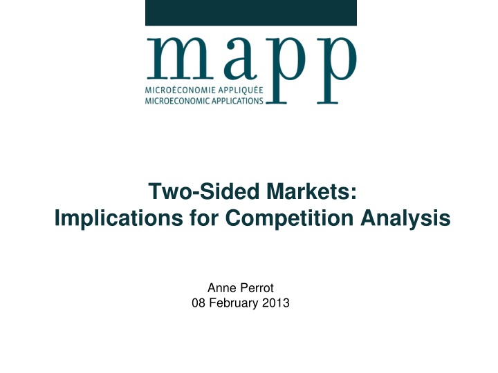 two sided markets implications for competition a nalysis