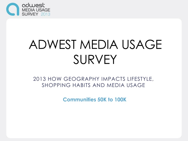 adwest media usage survey