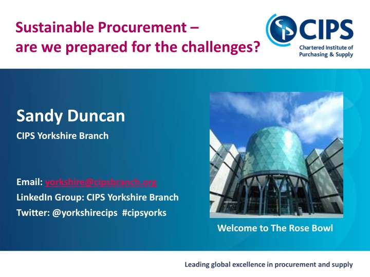 sustainable procurement are we prepared