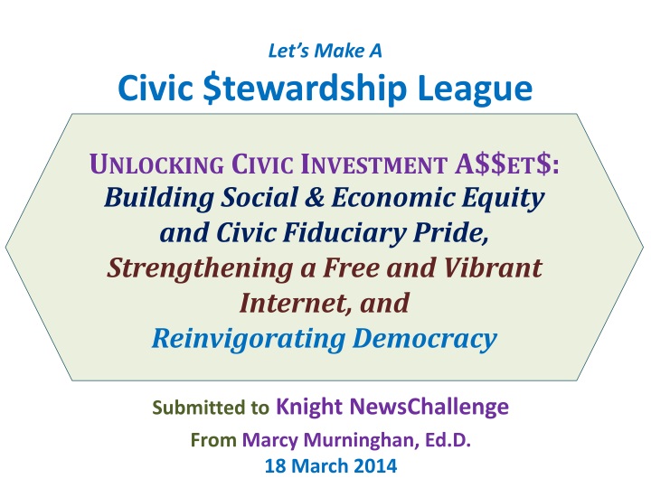 let s make a civic tewardship league