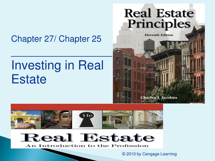 chapter 27 chapter 25 investing in real estate