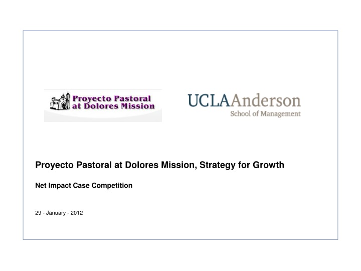 proyecto pastoral at dolores mission strategy for growth