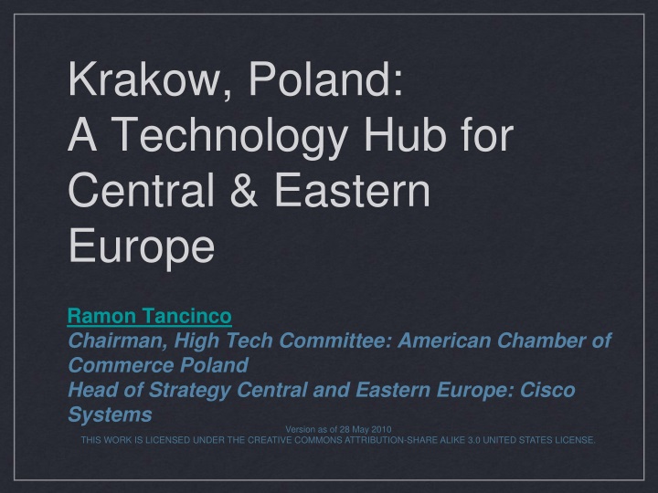 krakow poland a technology hub for central eastern europe