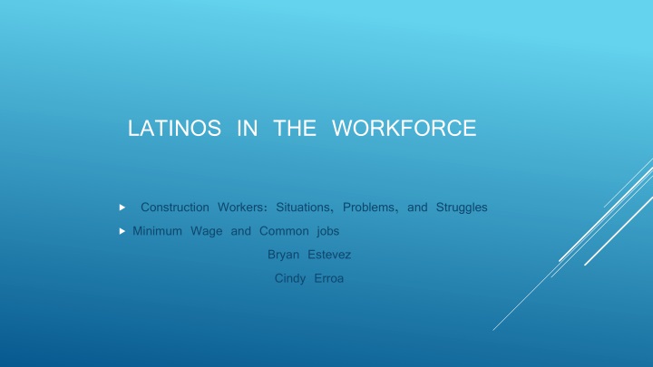 latinos in the workforce
