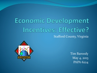 Economic Development Incentives: Effective?