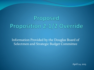 Proposed Proposition 2-1/2 Override