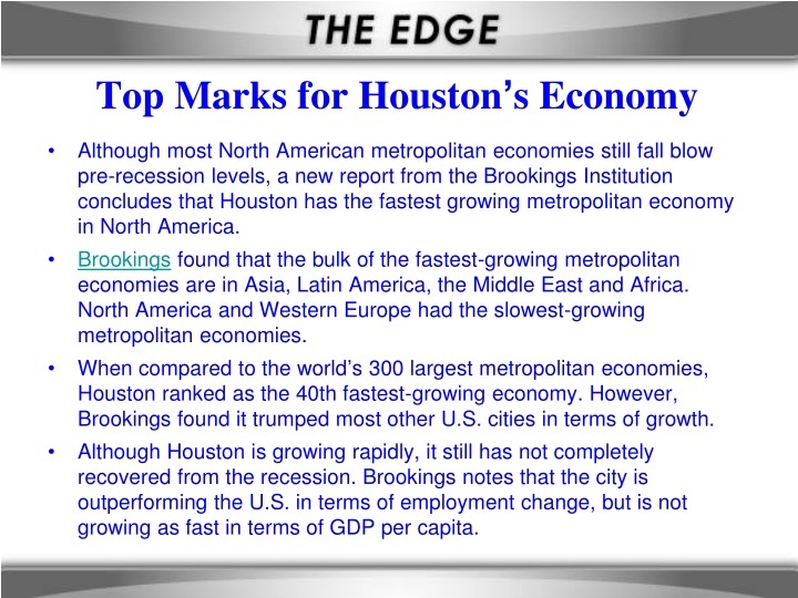 top marks for houston s economy