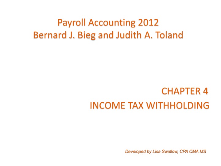payroll accounting 2012 bernard j bieg and judith