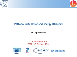 Paths to CLIC power and energy efficiency