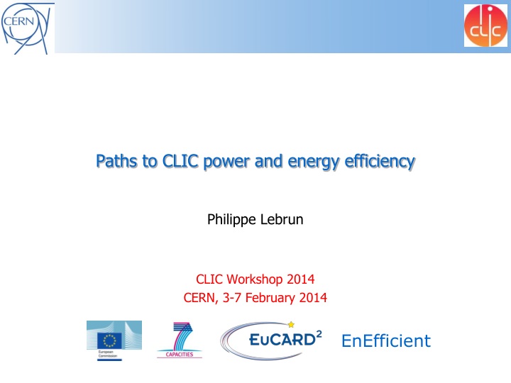 paths to clic power and energy efficiency