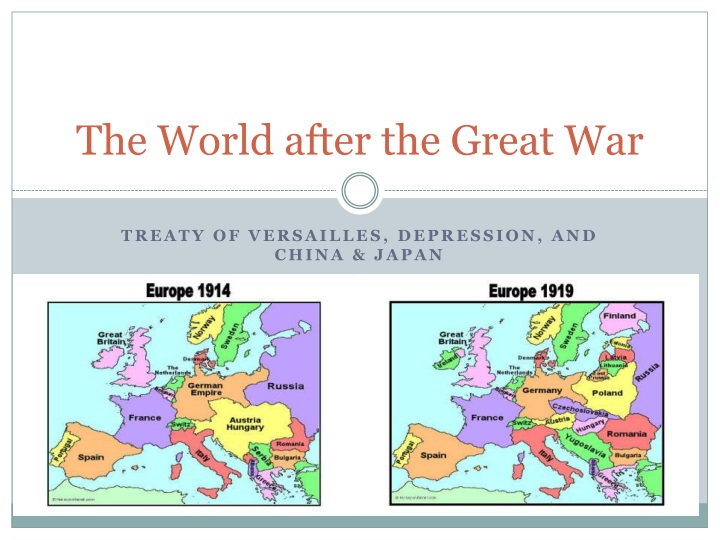 the world after the great war