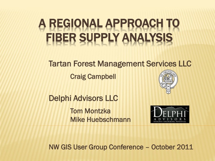 a regional approach to fiber supply analysis