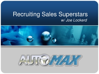 Recruiting Sales Superstars