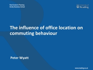 The influence of office location on commuting behaviour