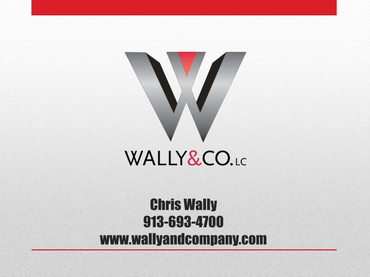 chris wally 913 693 4700 www wallyandcompany com