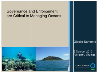 Governance and Enforcement are Critical to Managing Oceans