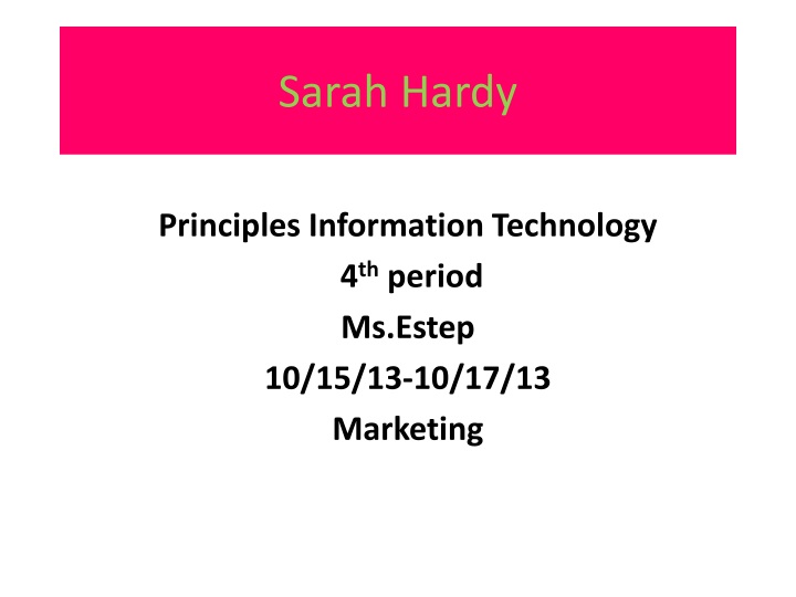 sarah hardy