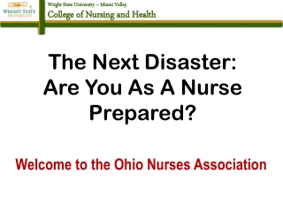 The Next Disaster: Are You As A Nurse Prepared?
