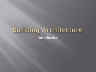 Building Architecture