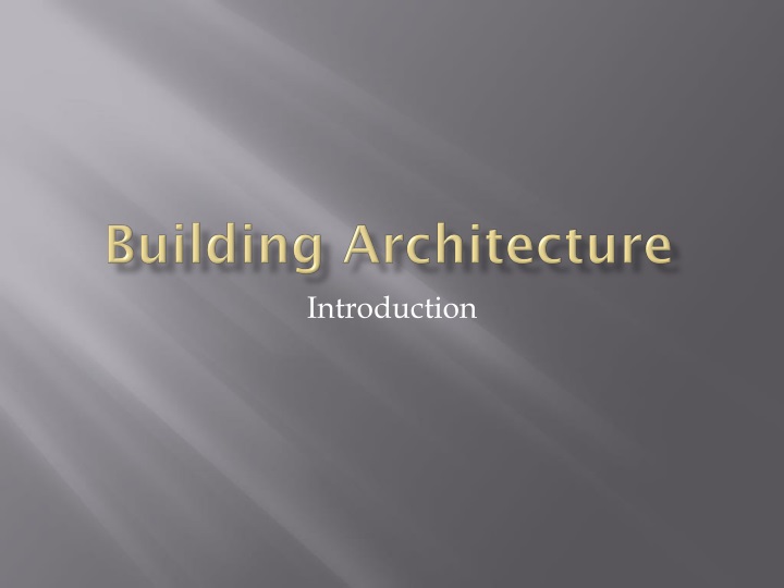building architecture