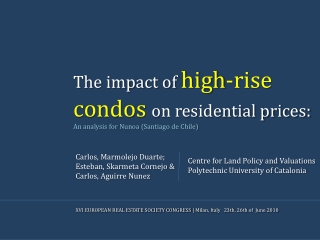 The impact of high-rise condos on residential prices: