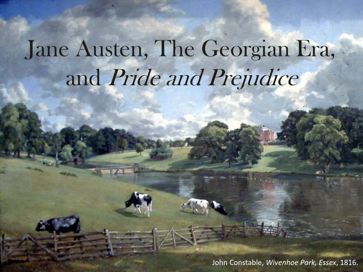 jane austen the georgian era and pride and prejudice