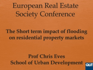 European Real Estate Society Conference