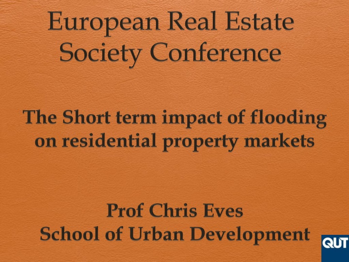 european real estate society conference