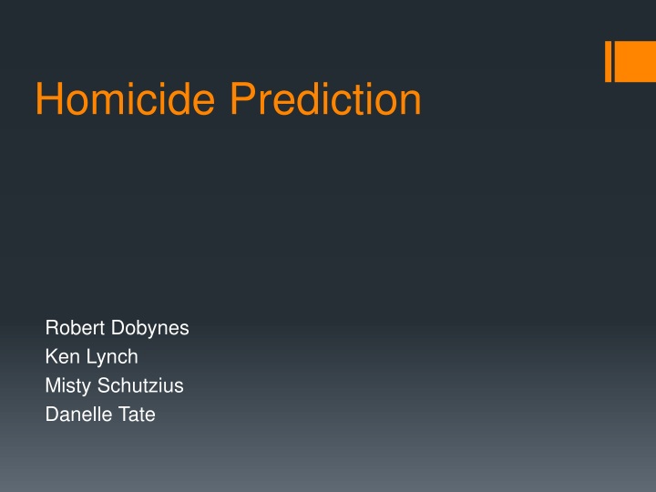 homicide prediction