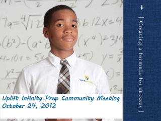 Uplift Infinity Prep Community Meeting October 24, 2012