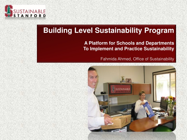 building level sustainability program a platform