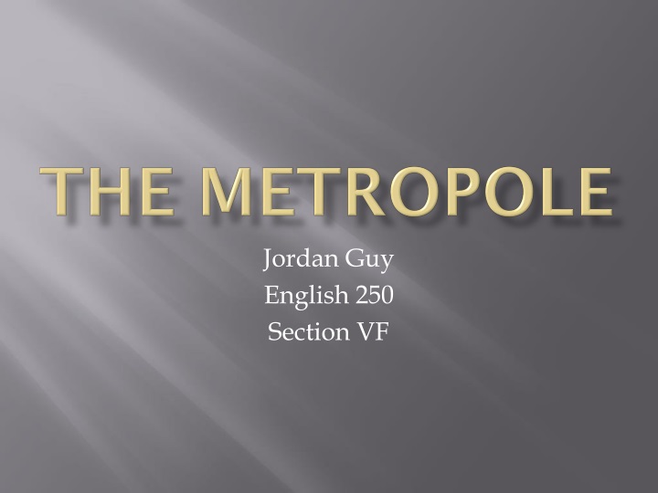 the metropole