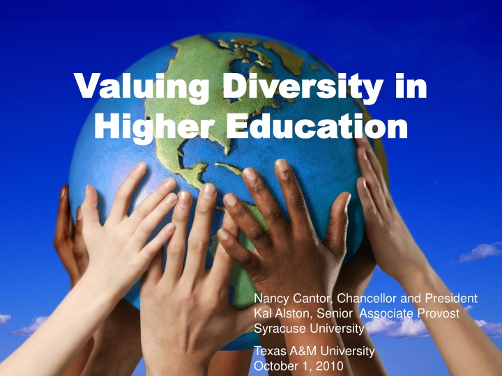 valuing diversity in higher education
