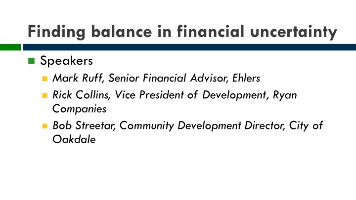 finding balance in financial uncertainty