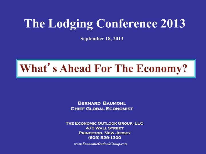 the lodging conference 2013