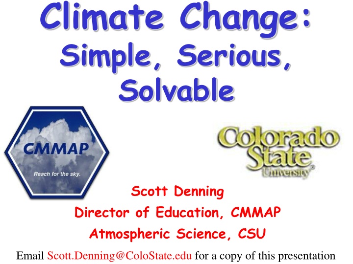 climate change simple serious solvable