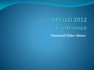 ARELLO 2012 Conference