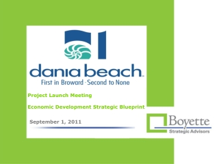 Project Launch Meeting Economic Development Strategic Blueprint