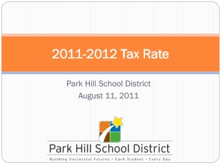 2011-2012 Tax Rate