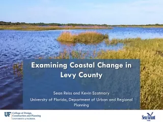 Examining Coastal Change in Levy County Sean Reiss and Kevin Szatmary
