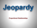 Proportional Relationships - slide 1