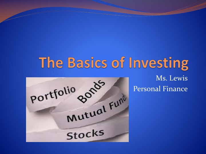 the basics of investing