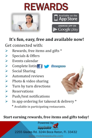 It's fun, easy, free and available now! Get connected with: Rewards, free items and gifts *