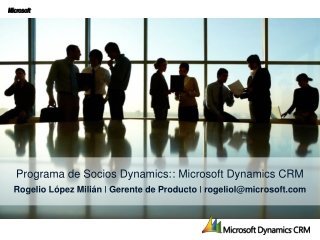 programa de socios dynamics microsoft dynamics crm