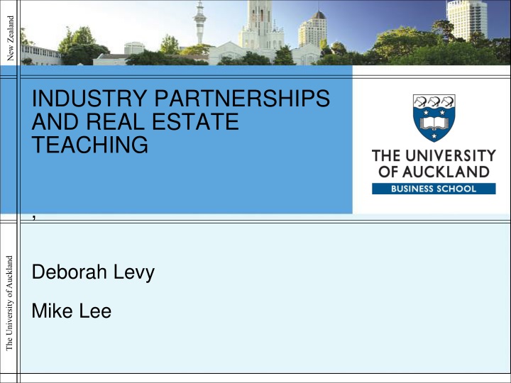 industry partnerships and real estate teaching deborah levy
