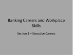 Banking Careers and Workplace Skills