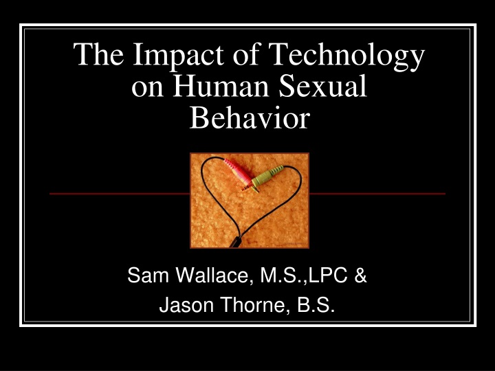 the impact of technology on human sexual behavior