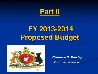 Part II FY 2013-2014 Proposed Budget